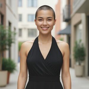 100% Silk WHBM Halter Top NWT